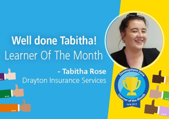 Tabitha is Aviva's Learner of the Month!